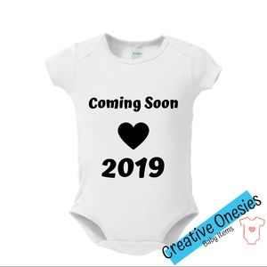 Coming soon 2019 onesie